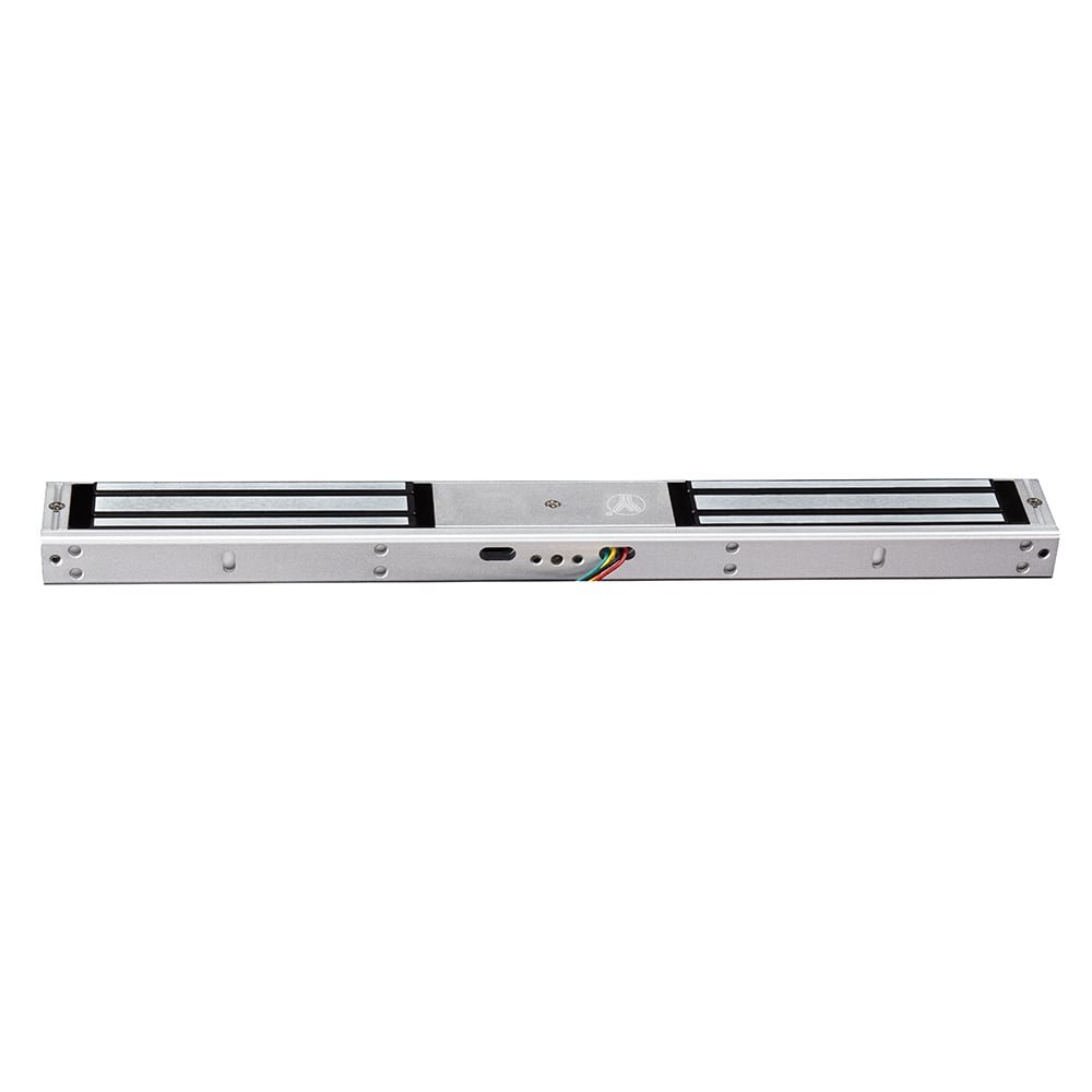YLI YM180NDLED - Cerradura Magnética Doble con Indicador Led para Control de Acceso / Interior / Fuerza de Sujeción 180 Kg o 350 Lbs por lado / Compatible con Soporte MBK180NDZL y MBK180U - Imagen 4