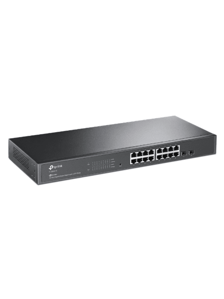 TP-LINK SG2218 - Switch Omada SDN Administrable con 16 puertos Gigabit y 2 puertos SFP, equipado con funciones avanzadas como sFlow, QinQ y QoS, y gestión centralizada a través de OMADA. - Imagen 3