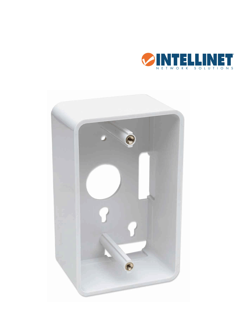 INTELLINET 517874 Caja para pared Conexión sencilla, 4.8 cm de profundidad, blanco Conexión sencilla, 4.8 cm de profundidad, blanco - Imagen 3
