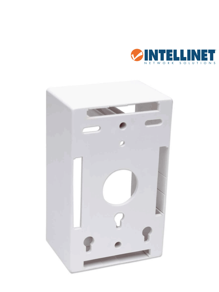INTELLINET 517874 Caja para pared Conexión sencilla, 4.8 cm de profundidad, blanco Conexión sencilla, 4.8 cm de profundidad, blanco - Imagen 4
