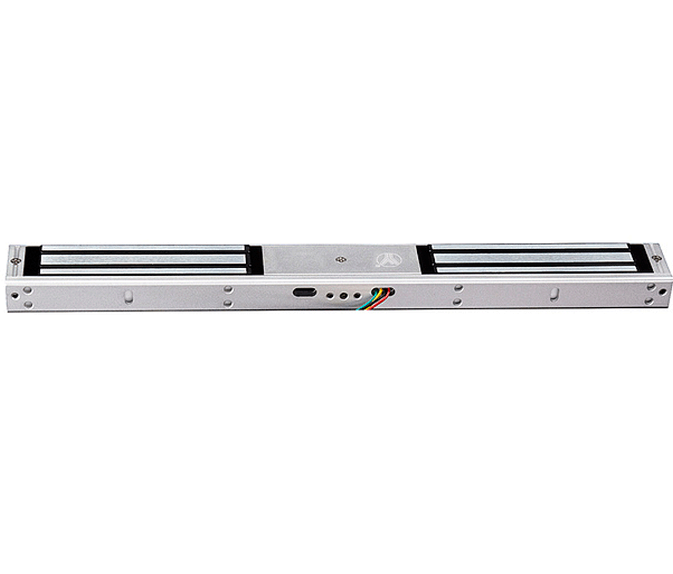 YLI YM180NDLED - Cerradura Magnética Doble con Indicador Led para Control de Acceso / Interior / Fuerza de Sujeción 180 Kg o 350 Lbs por lado / Compatible con Soporte MBK180NDZL y MBK180U - Imagen 6