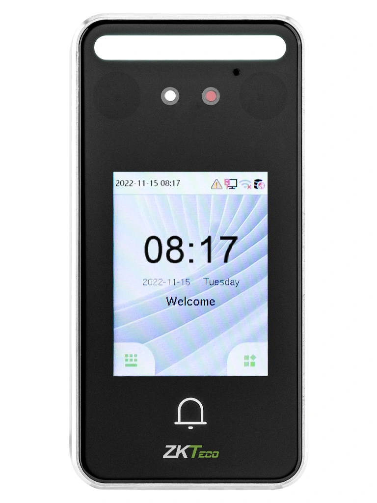 ZKTECO SpeedFaceV3LITE - Control de Acceso y Asistencia Visible Light con Autenticación Facial (500 Rostros), Tarjeta ID 125 KHz (3000), Registro de 200,000 Eventos, IP65 y Conectividad TCP/IP #BHOCT #TECNOWEEN #TW2 - Imagen 3