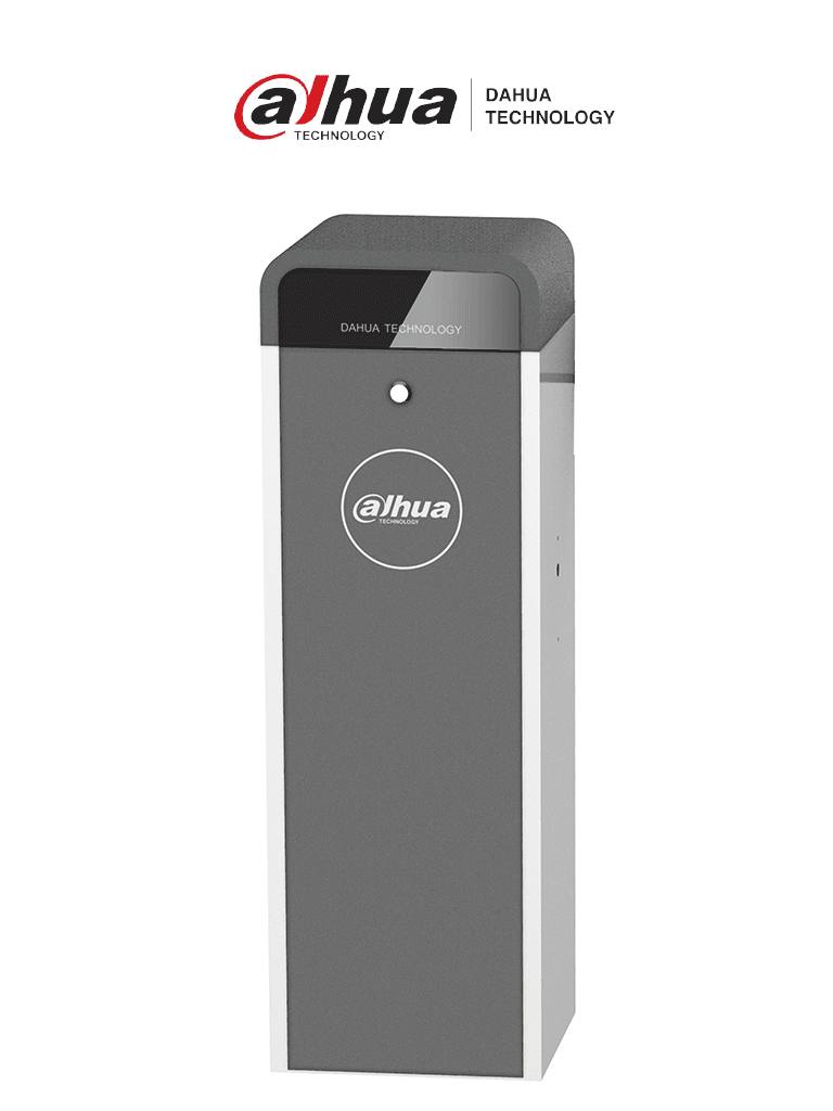 Dahua IDHI-IPMECD-2032-LM30-T10 Barrera Vehicular Izquierda con servomotor, tiempo de apertura ajustable a 1S, duración de 5 millones de ciclos. Compatible con radar y sensor de masa, soporta brazos Dahua de 3 y 4 metros (brazo no incluido)