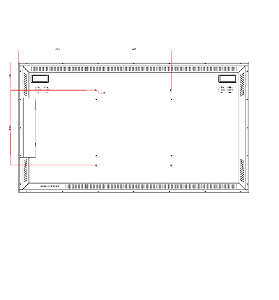 DAHUA LM55S400 - Pantalla 4K 55 pulgadas / Profesional para CCTV / Ultra HD / Panel nivel industrial / 24/7 / Brillo 450 NITS / 6MS / Carcasa de metal - Imagen 3