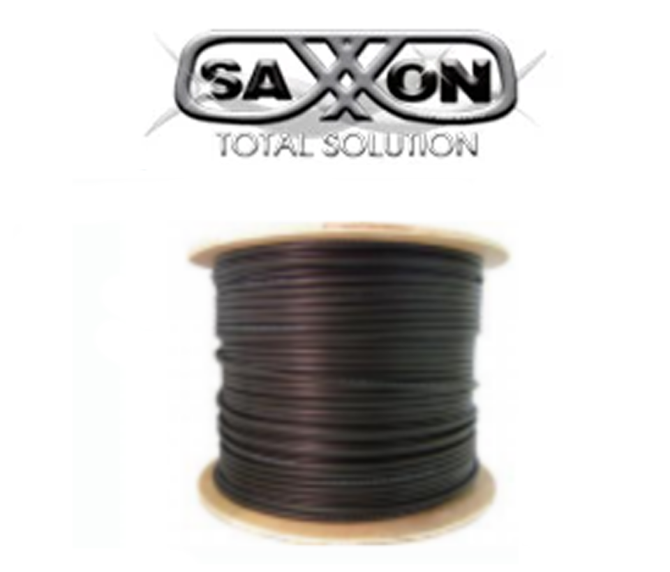 SAXXON OUTPCAT6GCOPEXT- Bobina de Cable UTP Cat6 100% Cobre con Gel/ 305 Metros/ Uso Exterior/ Color Negro/ Cumple con Estandares: ISO/ IEC 11801 Ed2; EIA/ TIA568/ Ideal para Cableado de Redes y Video/ - Imagen 4