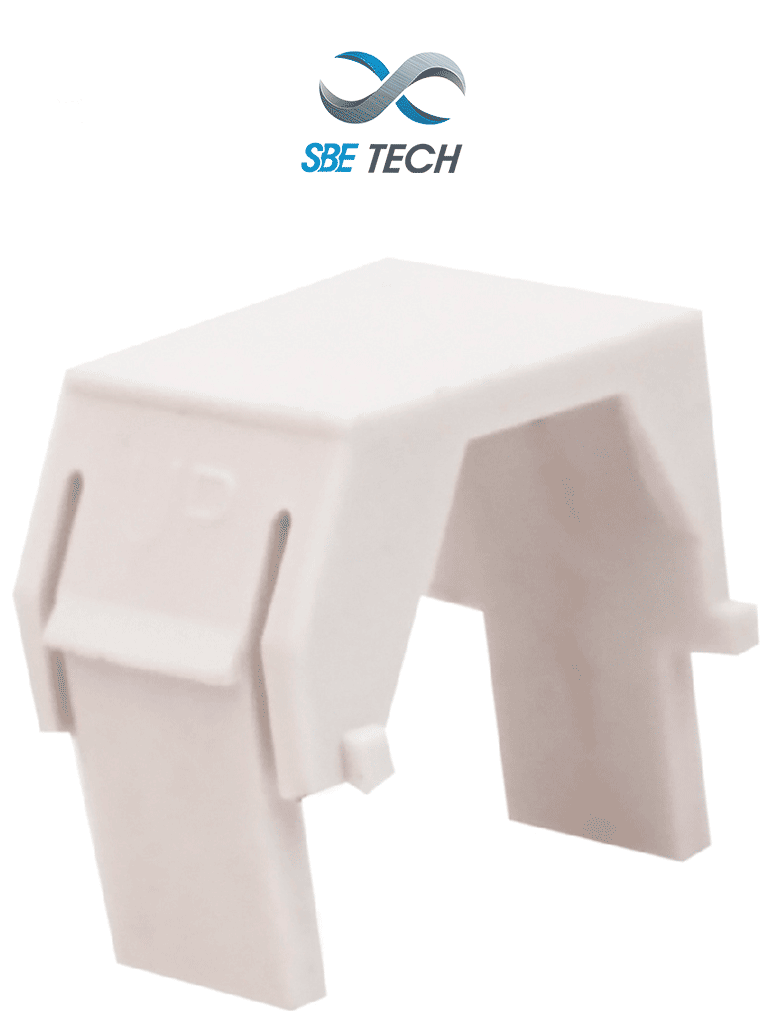 SBETECH BLANKWT - Inserto para faceplate color blanco (1 pieza), incerto ciego