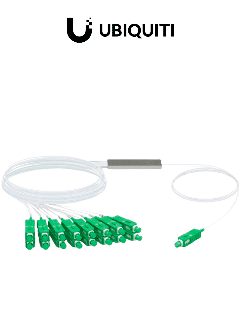 Ubiquiti UF-SPLITTER-16 - Divisor de fibra óptica con 16 salidas, compatible con dispositivos UF-OLT y UF-OLT-4.