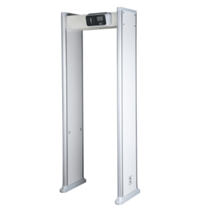 DAHUA ISC-D118C - Arco detector de metales con 18 zonas y pantalla LCD de 3.5". Ofrece 9 sonidos de alarma ajustables en 10 niveles de volumen, luces indicadoras por área, contador de pasos y alarmas, y 255 niveles de sensibilidad configurables. - Imagen 4