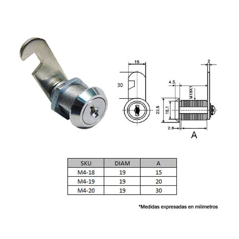 WEJOIN WJBLK01 - Llave y cerradura para barrera vehicular WEJOIN - Imagen 3