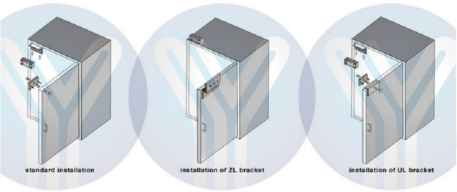 YLI YM60 - Cerradura Magnética para Control de Acceso / Fuerza de Sujeción 60 Kg o 120 Lb / 12 VDC / Para puertas de madera, vidrio y metálicas / Uso interior / Compatible con Soporte MBK70Z - Imagen 7