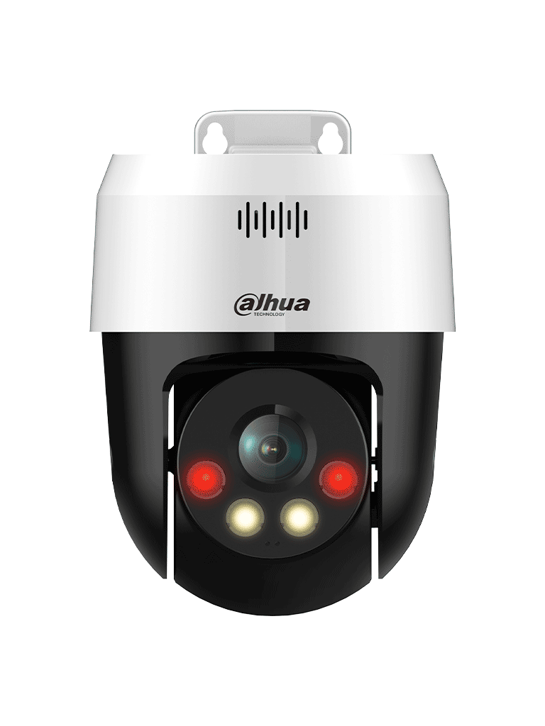 DAHUA DH-SD2A500NB-GNY-A-PV-0400 Cámara IP PT de 5MP / Full Color/ Disuasión activa/ Iluminador dual inteligente/ 30m de IR y luz visible/ audio bidireccional/ detección de humanos/ ranura MicroSD/ IP66 y PoE. #LoNuevo - Imagen 3