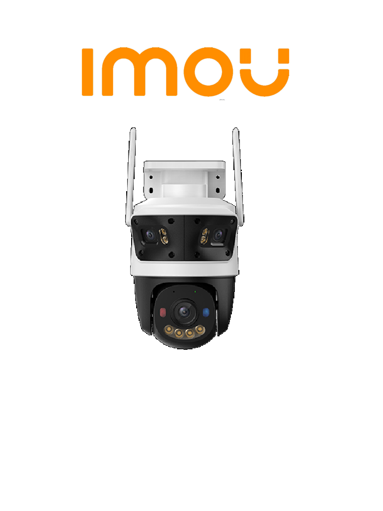 IMOU Cruiser Triple 11MP (IPC-S7UN-11M0WED ) - Camara IP PT Triple Wifi Smart Color 11MP con 2 lentes Fijos de 3 Megapixeles + Lente PT 5 Megapixeles / Dual SD 512GB c/u / Disuasión Activa / Audio Bidireccional