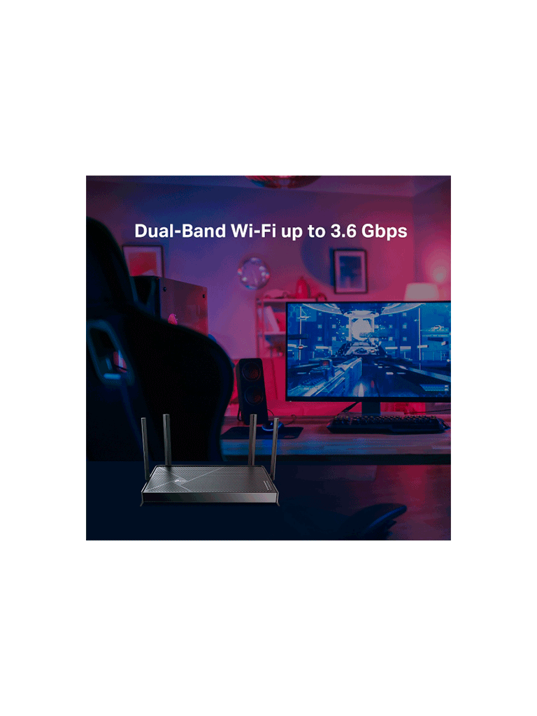 Archer BE230 Router Wi-Fi 7 BE3600 con Puertos Multi-Gigabit, WiFi 7 de Doble Banda a 3.6 Gbps, Compatible con EasyMesh, 2× Puertos de 2.5G. - Imagen 4