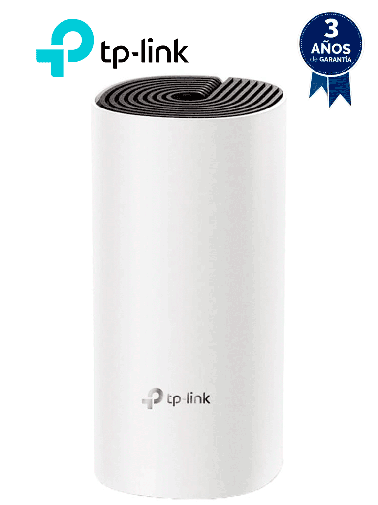 TP-LINK Deco M4(1-pack) - Router inalámbrico MESH para interior y hogar de doble banda Wi-Fi 5 AC1200 Mbps con 2 puertos Gigabit WAN/LAN, 2 antenas internas y administración mediante la app Deco (iOS, Android).