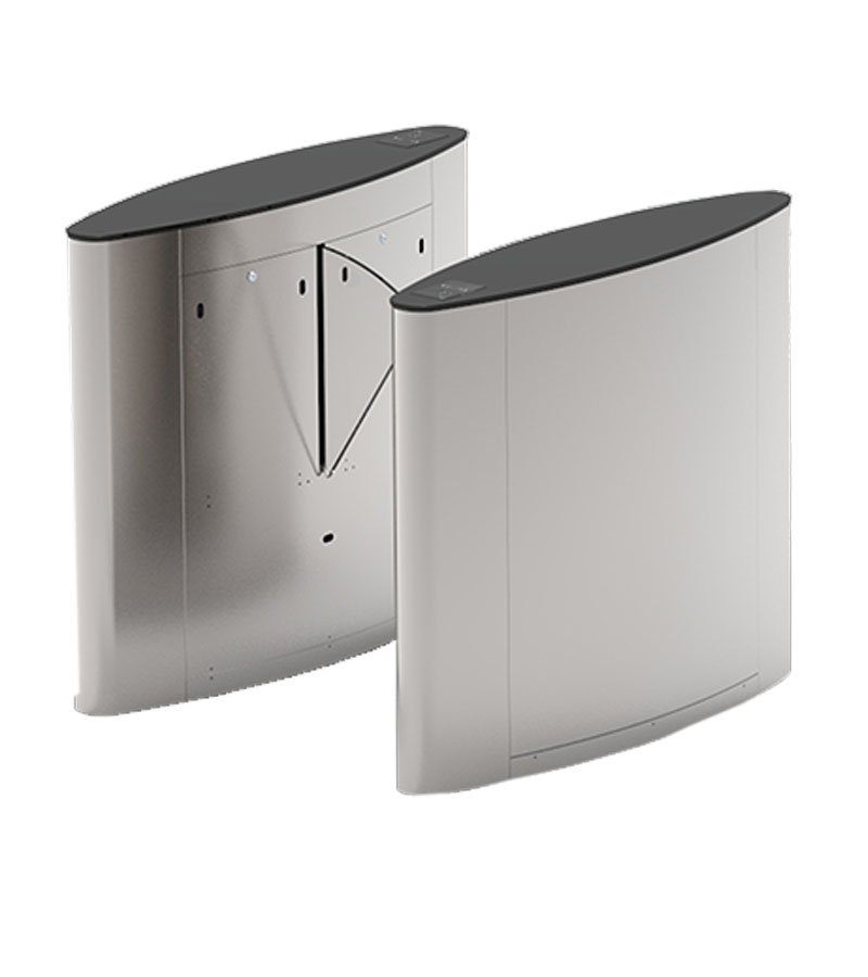 ZKTECO FBL5022 - Barrera Peatonal Tipo Flap Bidirecc. / 2 Chasis Acero SUS304/ Cristal Templado / Aleta de Acrílico / Carril 60 cm / Exterior Protegido / 30 a 40 Personas X Min / 2 Millones de Ciclos / Incluye Panel INBIO260 PULL y Lectores FR1200 ID - Imagen 5