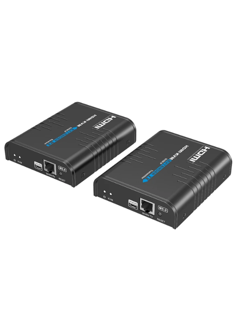 SAXXON LKV373KVM-5.0- Kit Extensor HDMI/KVM para Hasta 120 metros/ Resolución 1080p@60Hz/ Soporta Cableado con CAT 5e y 6/ 30 HZ/ 2 Puertos USB para Conectar Teclado y/o Mouse/ 5 VCD/ Plug and Play/ Punto a Punto o Punto Multipunto con Switch/ - Imagen 3
