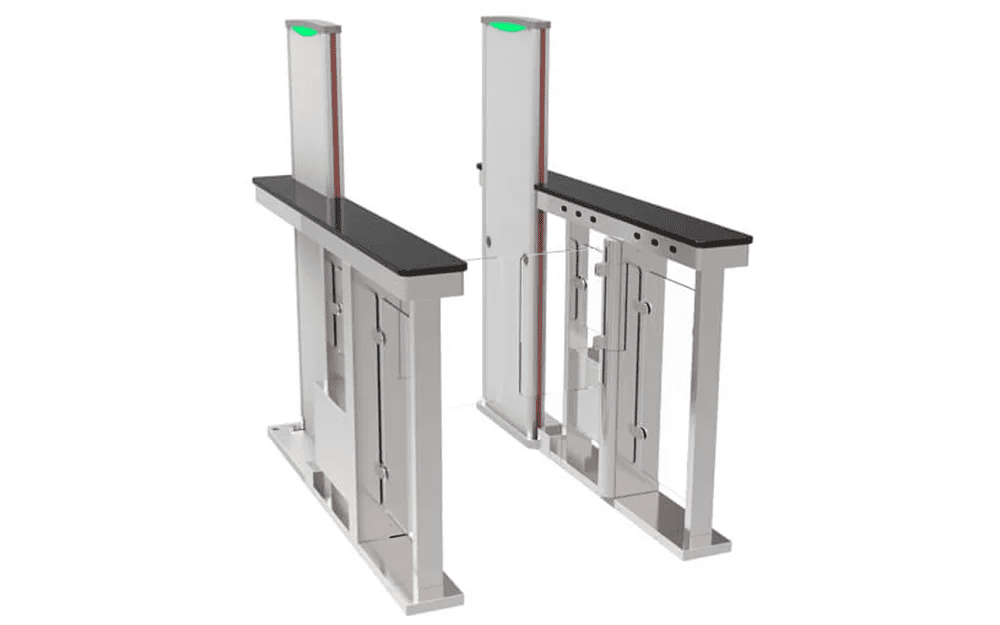 ZKTECO MST150 PRO - Barrera Peatonal Abatible tipo Swing / 2 Chasis Acero SUS304/ Detector de Metales Integrado/ 15 Zonas/ 30 personas x minuto / 8 pares de sensores infrarrojos / Anti-Tailgating / Servo Motores / Apertura configurable 1s a 5s - Imagen 5