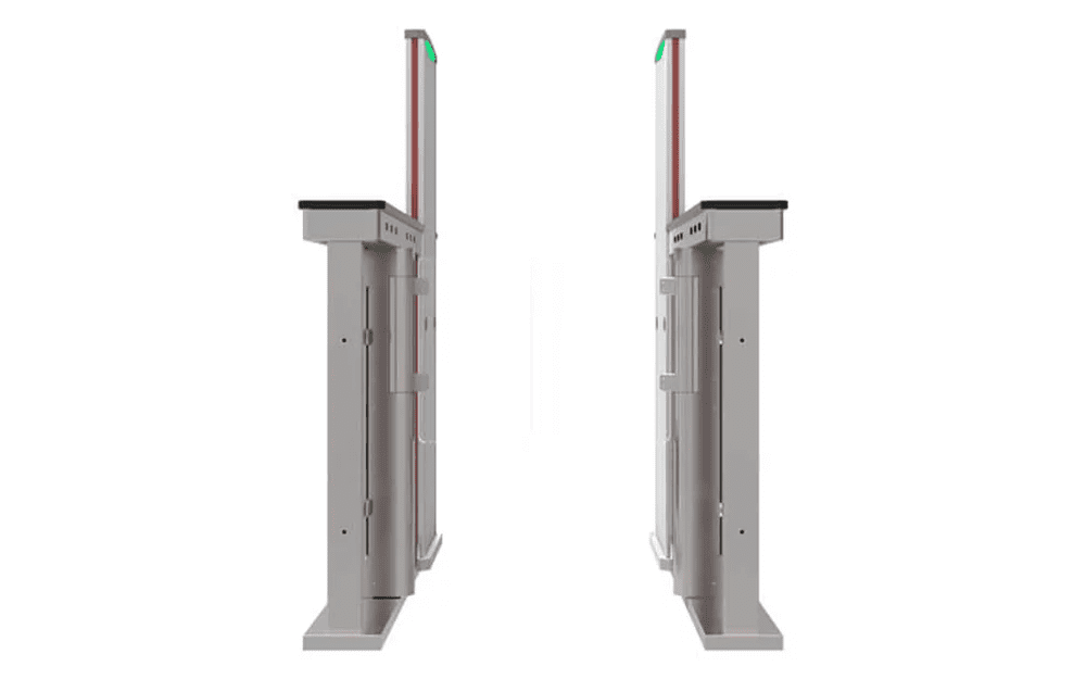 ZKTECO MST150 PRO - Barrera Peatonal Abatible tipo Swing / 2 Chasis Acero SUS304/ Detector de Metales Integrado/ 15 Zonas/ 30 personas x minuto / 8 pares de sensores infrarrojos / Anti-Tailgating / Servo Motores / Apertura configurable 1s a 5s - Imagen 8