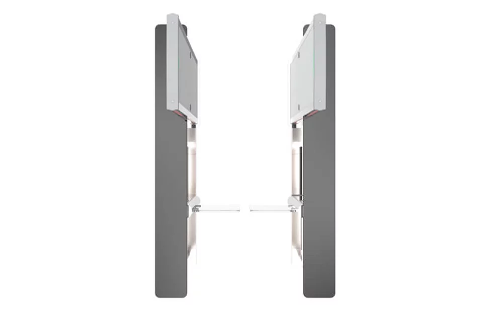 ZKTECO MST150 PRO - Barrera Peatonal Abatible tipo Swing / 2 Chasis Acero SUS304/ Detector de Metales Integrado/ 15 Zonas/ 30 personas x minuto / 8 pares de sensores infrarrojos / Anti-Tailgating / Servo Motores / Apertura configurable 1s a 5s - Imagen 4