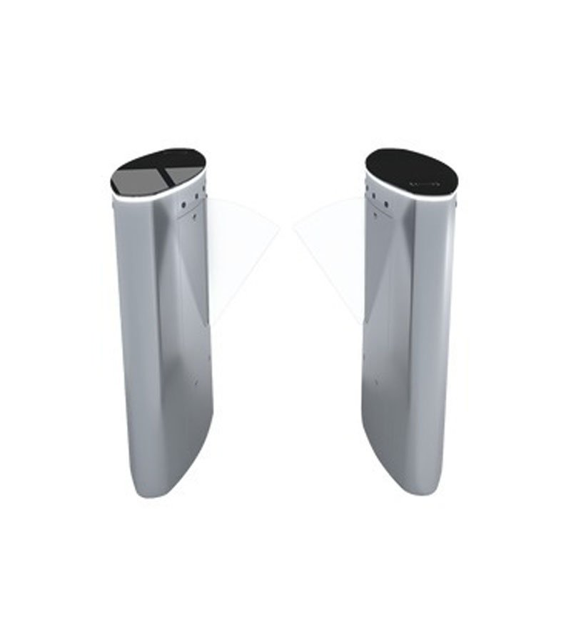 ZKTECO FBL5022 - Barrera Peatonal Tipo Flap Bidirecc. / 2 Chasis Acero SUS304/ Cristal Templado / Aleta de Acrílico / Carril 60 cm / Exterior Protegido / 30 a 40 Personas X Min / 2 Millones de Ciclos / Incluye Panel INBIO260 PULL y Lectores FR1200 ID - Imagen 4