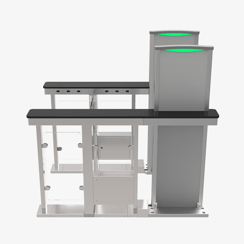 ZKTECO MST150 PRO - Barrera Peatonal Abatible tipo Swing / 2 Chasis Acero SUS304/ Detector de Metales Integrado/ 15 Zonas/ 30 personas x minuto / 8 pares de sensores infrarrojos / Anti-Tailgating / Servo Motores / Apertura configurable 1s a 5s - Imagen 6