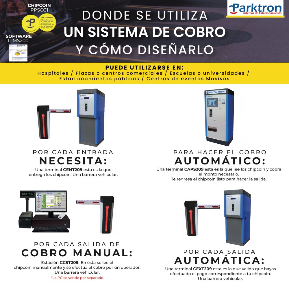 PARKTRON IPMS2000 - Software de administración de estacionamiento para configuración de tarifas y activación de terminales/ Reportes - Imagen 4